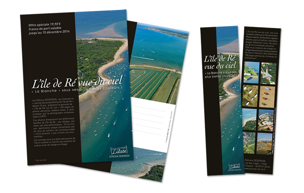 Le studio graphique CHAT BOTTÉ en Charente-Maritime conçoit un ouvrage photographique pour les éditions DESERSON